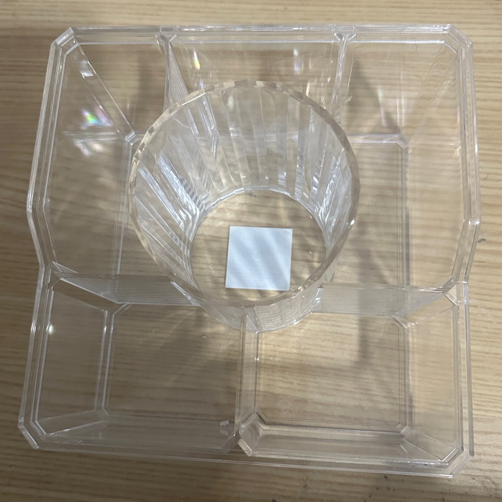 Clear storage organizer